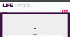 Desktop Screenshot of baptistlifeonline.org