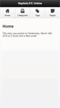 Mobile Screenshot of baptistlifeonline.org